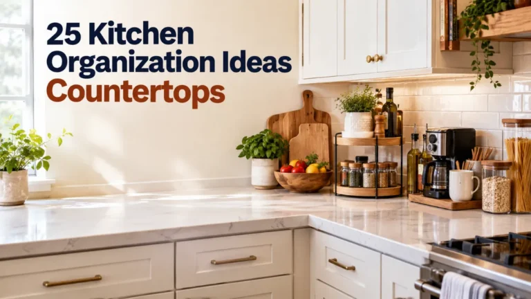 25 Kitchen Organization Ideas Countertops for a Clutter-Free Space
