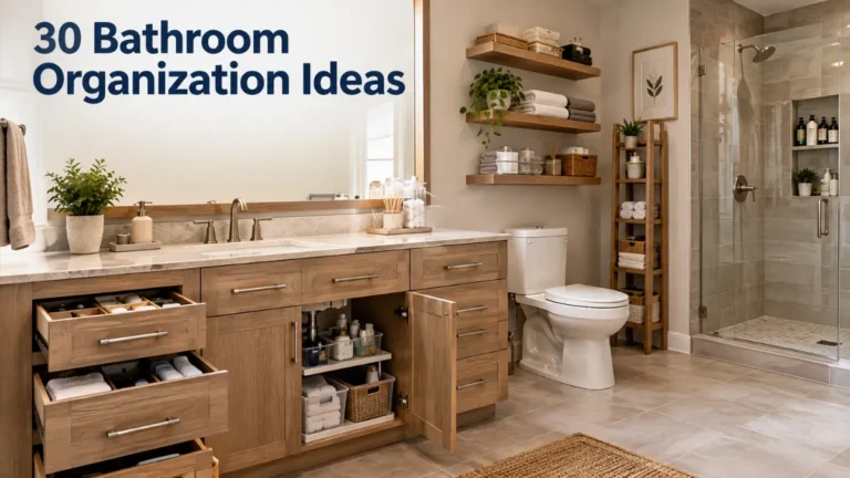 30 Bathroom Organization Ideas for a Clutter-Free Space