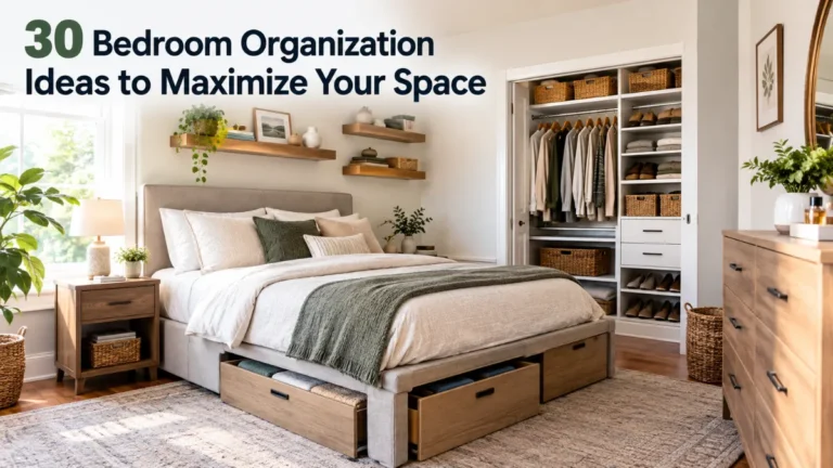 30 Bedroom Organization Ideas to Maximize Your Space