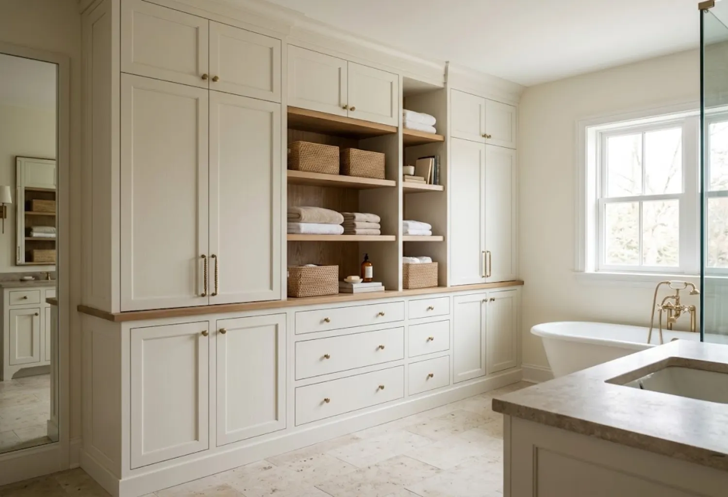 Full-Height Built-In Storage