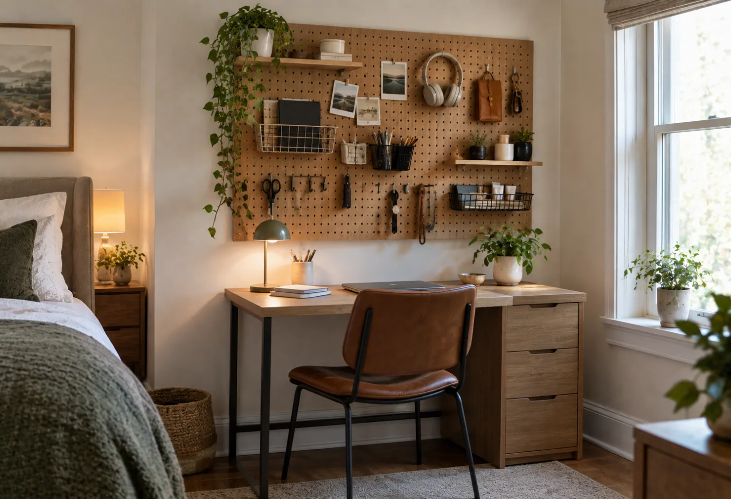 Pegboard Storage