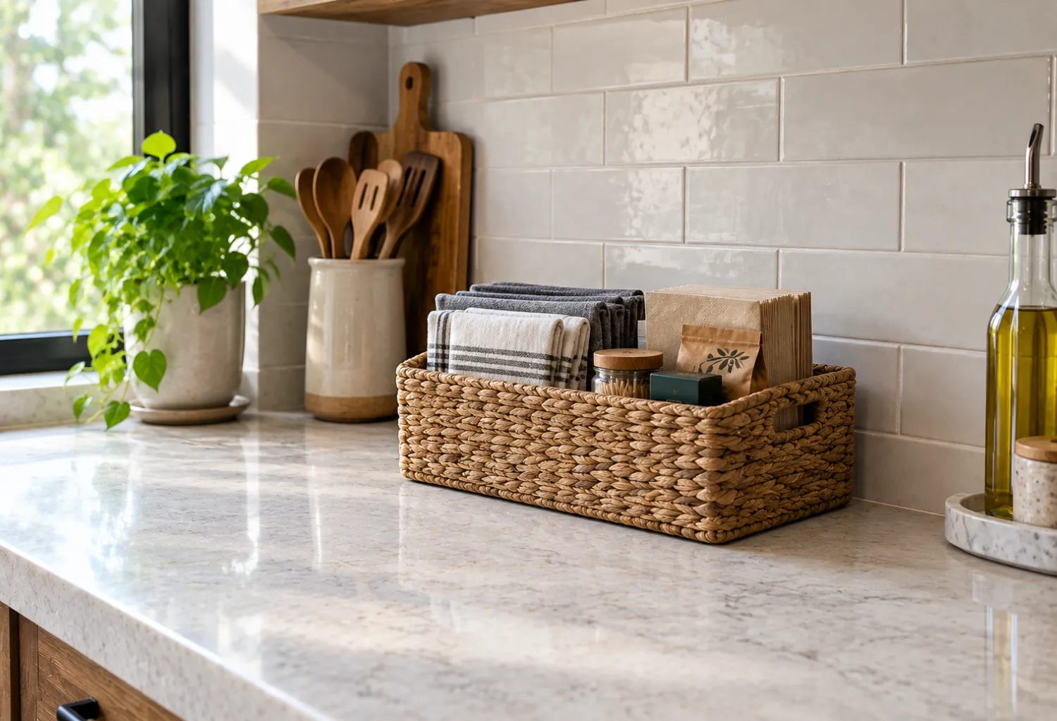 Small Basket for Kitchen Essentials