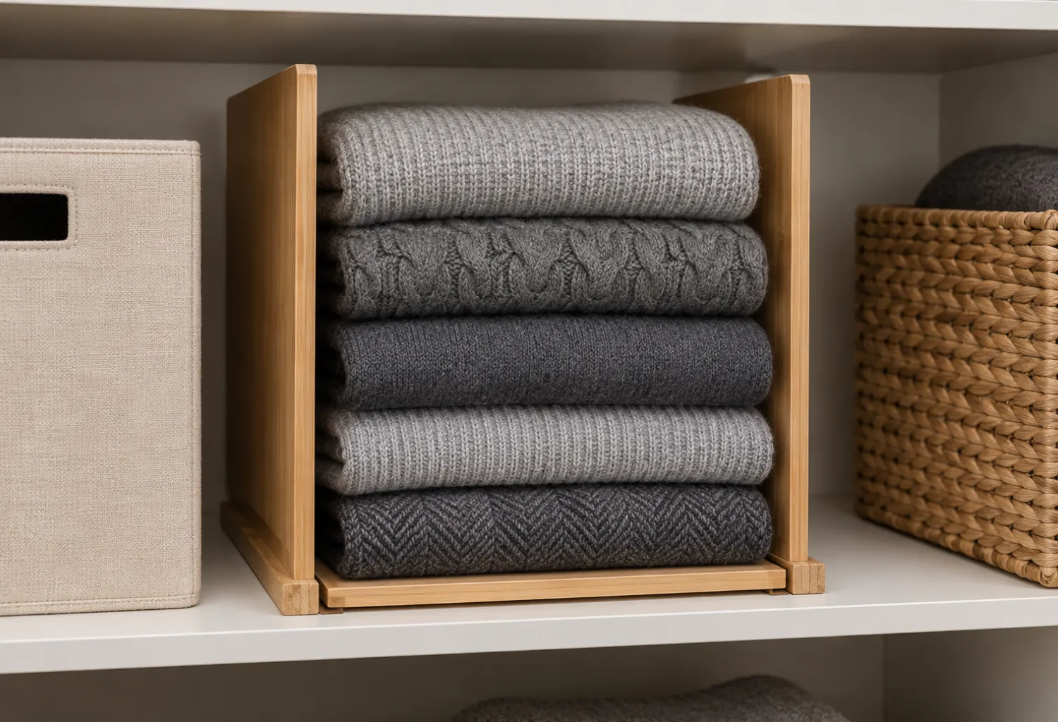 Wood Shelf Dividers